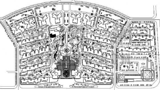 剑桥大学规划设计图资料下载-某中央花园方案规划设计图