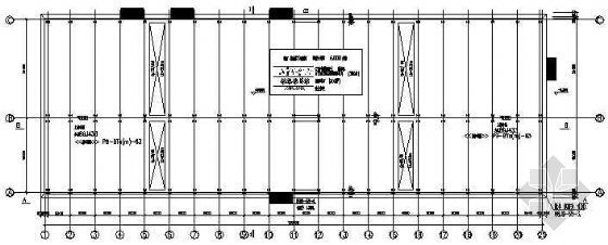 钢结车间CAD资料下载-钢结构维修部（不等跨）工程结施图
