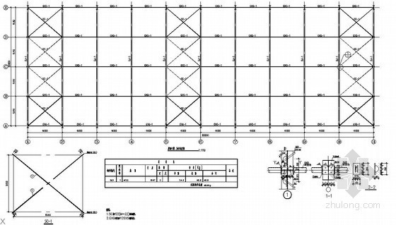 厂房墙梁资料下载-[宁夏]某带吊车梁厂房结构设计图