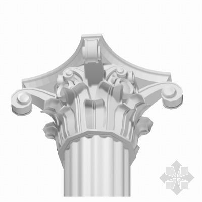 欧式罗马柱su模型资料下载-克林斯柱