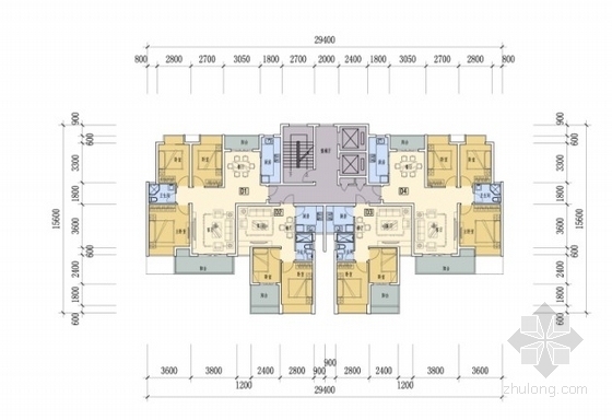 [西安]某住宅区规划及单体设计方案文本（含动画、CAD）-图7