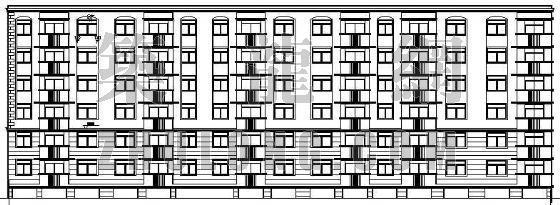 精品住宅楼设计方案资料下载-某住宅楼立面设计方案
