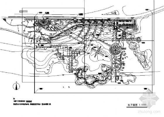 湿地生态设计案例手绘资料下载-某生态湿地设计图纸