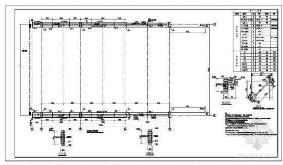 结构悬挑梁资料下载-某干煤棚悬挑吊车梁详图