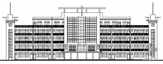 18中学教学楼设计平面图资料下载-某中学教学楼施工图