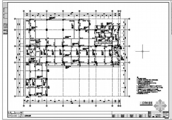 人防车库结构图集资料下载-[中山]某带车库六级人防综合楼结构设计图