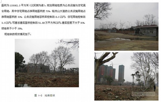 [武汉]房地产住宅项目可行性研究报告(经济测算)-地块现状 