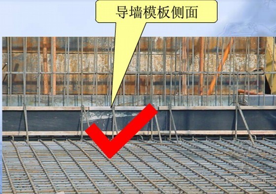 房建工程主体结构重要节点部位控制汇报-导墙模板侧面 