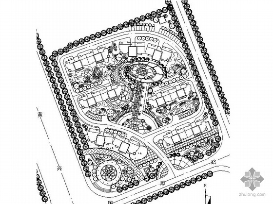 古典居住区规划设计资料下载-[上海]某居住区规划设计