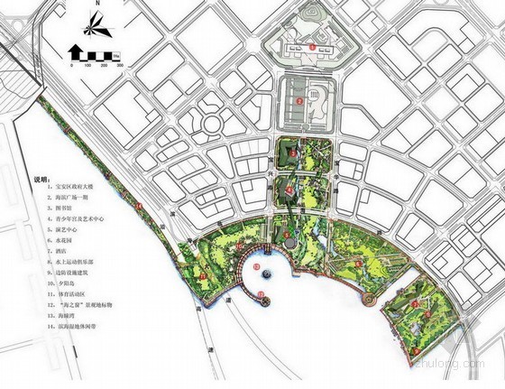 滨海广场设计方案资料下载-[深圳]滨海广场周边环境设计方案
