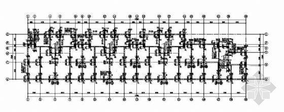 异形柱别墅结构图资料下载-某六层框架异形柱住宅楼结构图纸