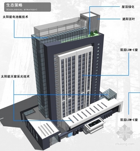 [山东]现代风格办公区规划及单体设计方案文本(  含CAD)-办公区分析图