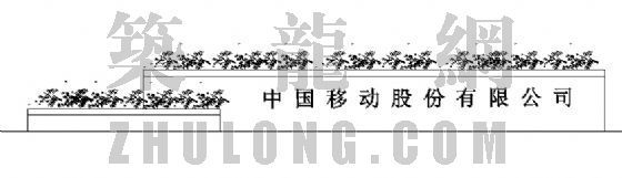 学校入口门卫模型造型资料下载-入口门牌节点详图