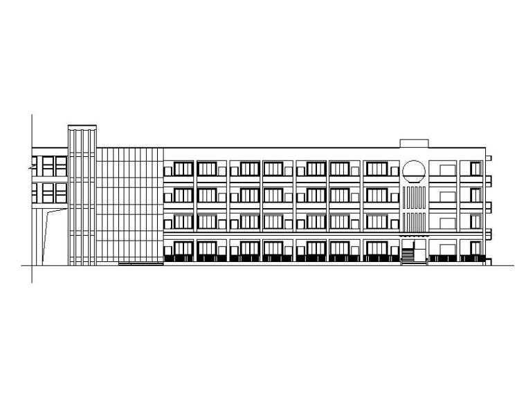 校园建筑设计CAD资料下载-[浙江]现代学院风格小学全套校园建筑设计方案图纸