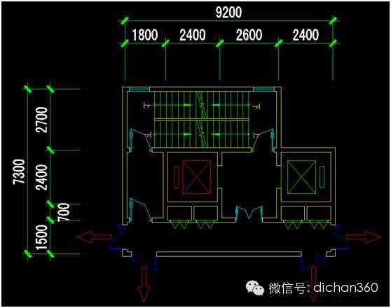 楼梯、电梯的24种最忧组合，最小公摊就是这么来的！_37