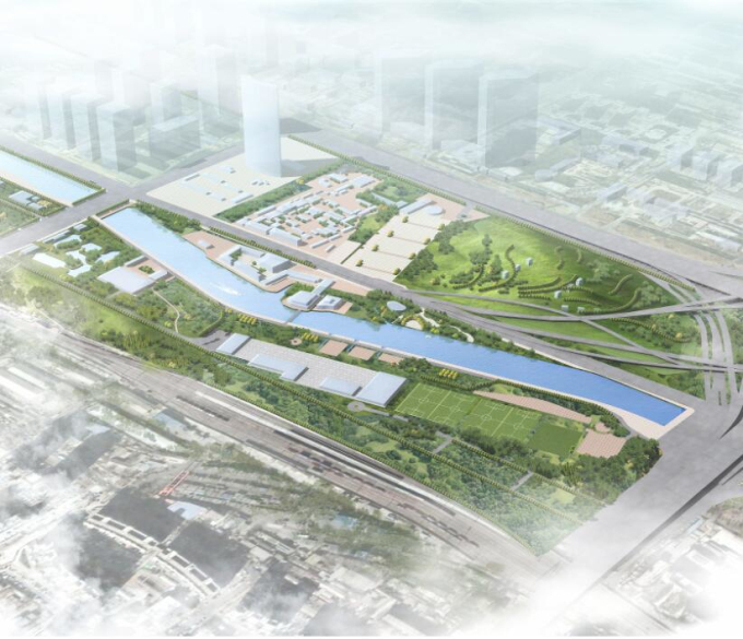 文化景观公园su资料下载-[北京]河滨水文化景观带概念性规划