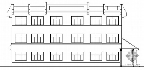 办公楼三层建施图资料下载-[宁波]某三层办公楼建筑施工图