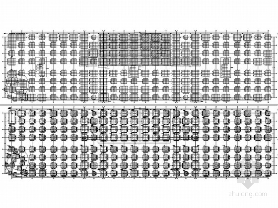 赤峰商贸物流城资料下载-[山东]四层框架结构商贸物流城结构施工图（长271米）