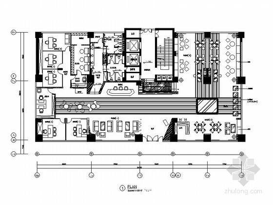惠州现代风格资料下载-[惠州]现代风格售楼中心室内设计施工图（含效果图）