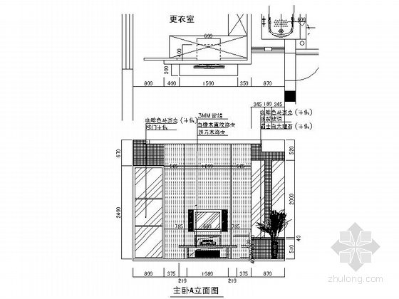 [宁波]豪华优雅双层别墅现代风格装修图（含实景图） 立面图