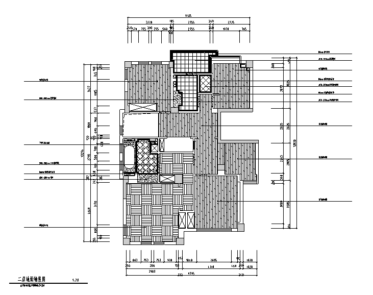 美式新古典别墅施工图资料下载-[浙江]美式乡村新古典别墅设计施工图（附效果图+软装方案）