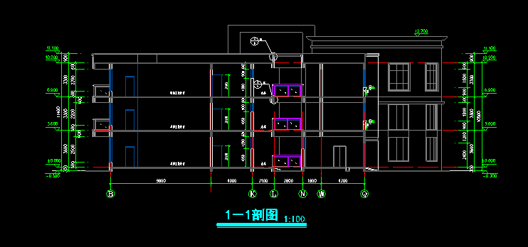 3层幼儿园建筑设计图