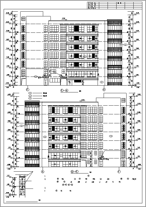 5套商业综合建筑设计方案初设图CAD-9