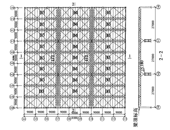 管桁架工程量资料下载-宁波国际会展中心屋盖管桁架结构设计论文