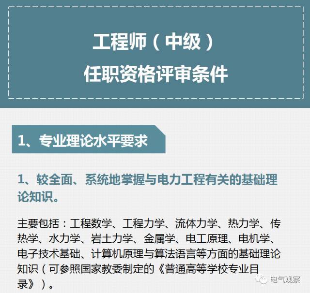 一张图看懂：电气工程师职称评定_9