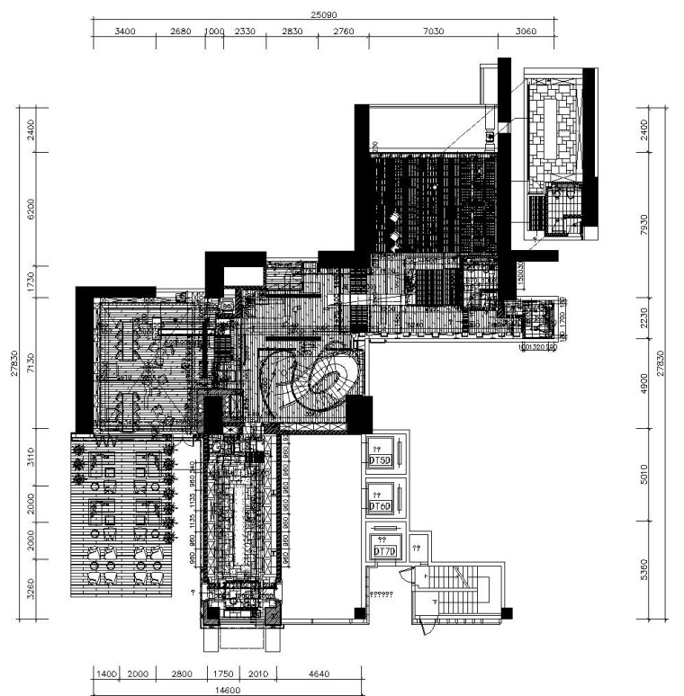大型会所建筑施工图资料下载-某大型红酒会所施工图设计（附效果图）