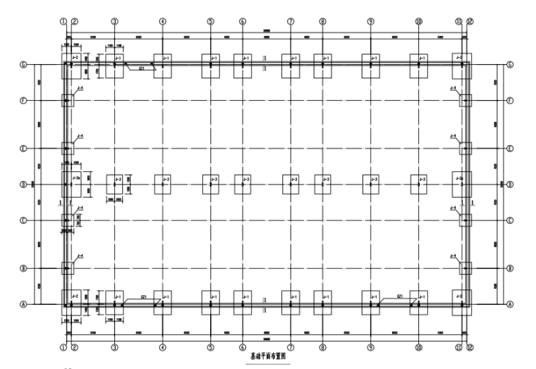 悬挂吊车轨道图资料下载-单层两跨带吊车钢结构厂房结构施工图（PDF、12张）