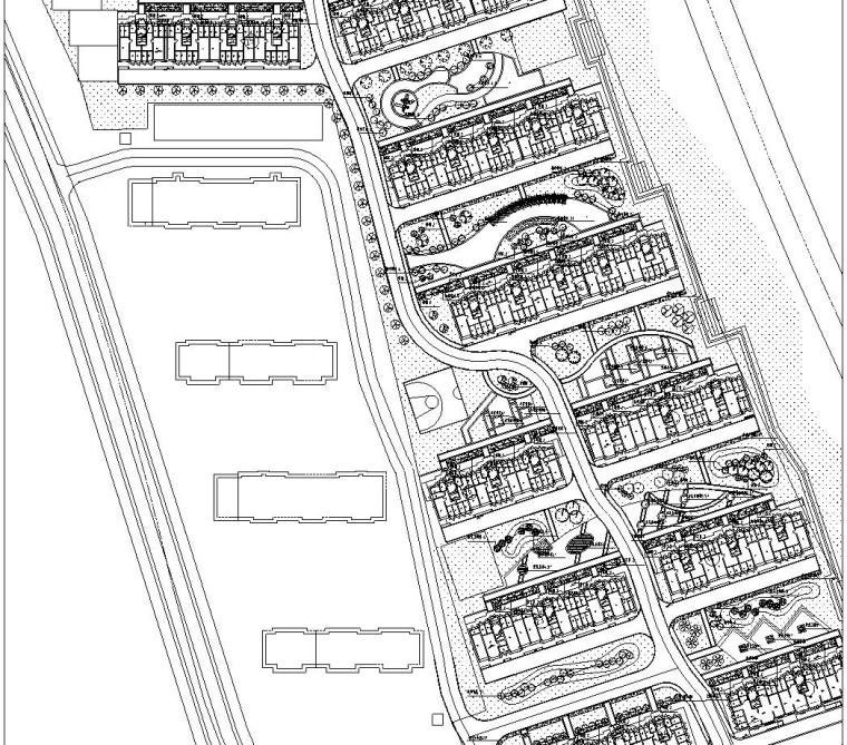 北京财富中心二期结构施工图资料下载-关东水乡二期景观施工图全图（包含CAD）