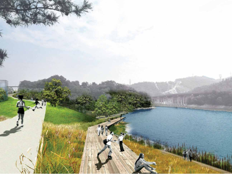 城市公路景观设计资料下载-[深圳]星河雅宝公园景观设计（生态，滨水）