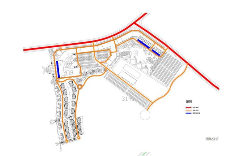 [广西]简欧风格高端型养生居所建筑设计方案文本-简欧风格高端型养生居所建筑分析图