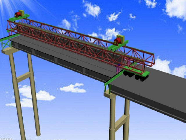 联合架桥机解说动画图片