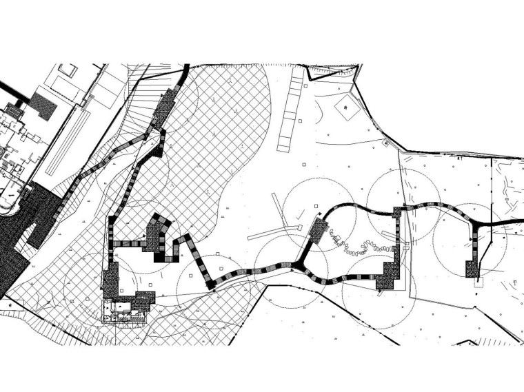 [重庆]公园景观工程电气施工图（最新设计）-背景音乐平面图