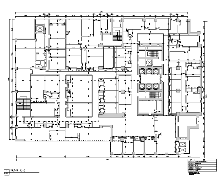 [新疆]中式休闲风足浴足疗沐足设计施工图（附效果图）-平面尺寸图