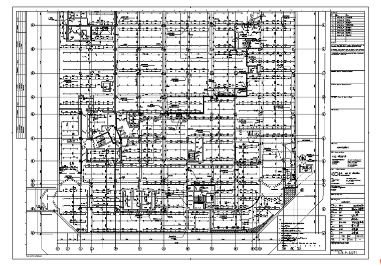 北京市六里屯商业办公及住宅项目全套施工图（给水泵房平剖面放大图，卫生间详图，集水泵坑详图，人防水箱间详图）_3