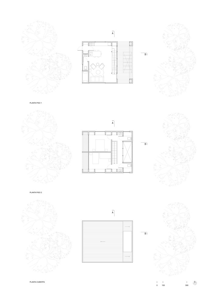 智利山间红色LaRoja小屋-智利山间红色La Roja小屋平面图(10)