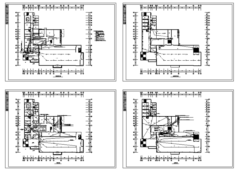 食堂装修cad图纸资料下载-某大学四期食堂电气施工图纸