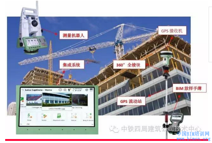 竣工测量工程资料下载-BIM+测量机器人在建筑工程施工中的应用过程