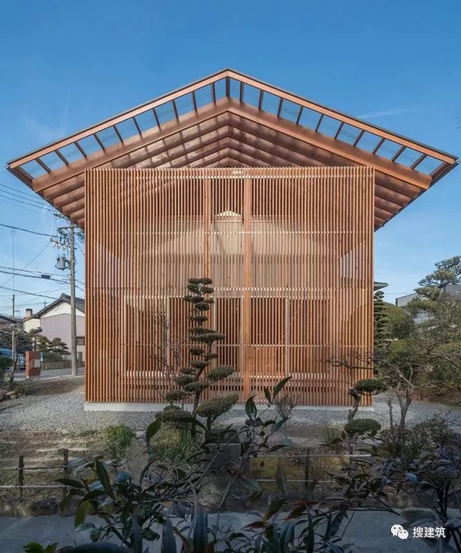 日本别墅cad资料下载-日本·木质屏风小别墅