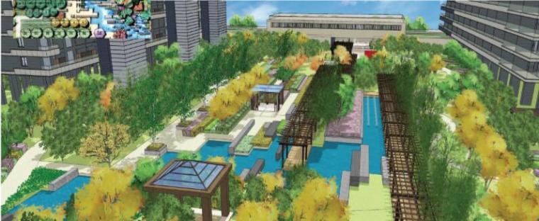 [浙江]杭州下沙高端居住区景观概念设计（舒适自然）-A07竹园效果图
