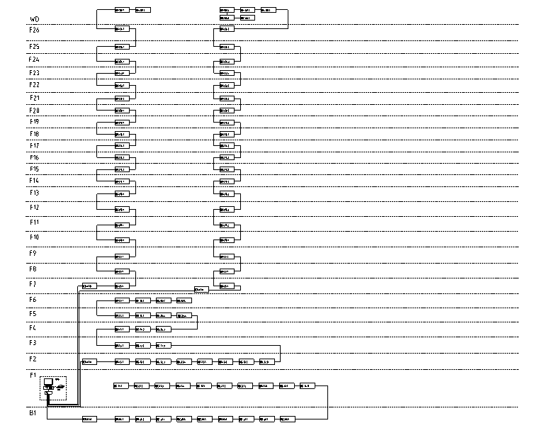 小区智能化CAD图纸资料下载-12层综合楼弱电智能化设计图纸（含16项弱电系统）