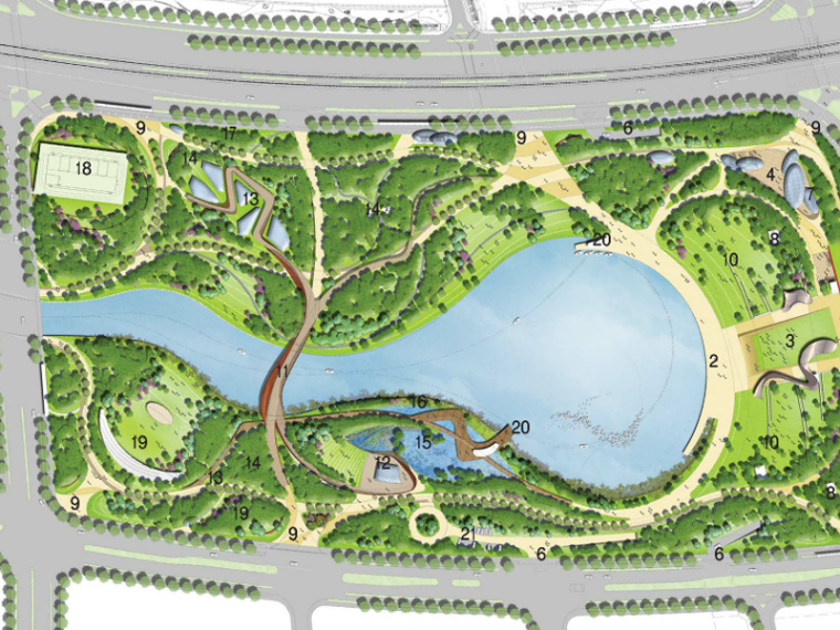 湿地景观设计案例PPT资料下载-[江苏]南京生态公园景观设计（湿地森林）