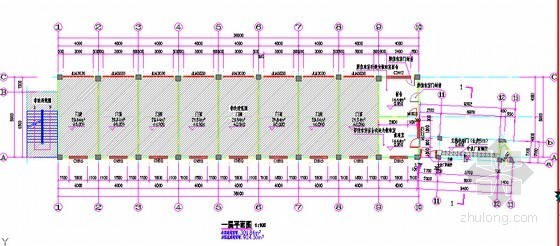 [湖南]学校维修改造工程量清单计价实例及招标文件（附图纸）-一层平面图 