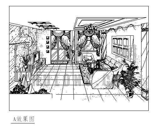 商城cad效果图资料下载-CAD家装效果图（集1）