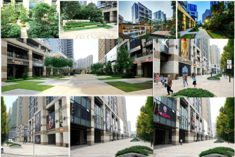 施工项目部整体规划资料下载-[湖南]高端时尚商业街项目整体规划方案