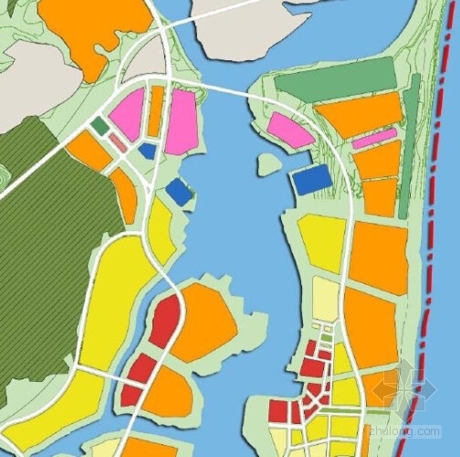 [海南]多元化海岸定位分析总体规划方案-规划平面图 