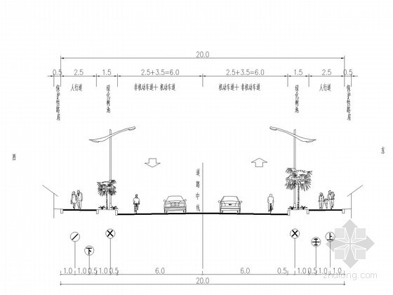 农村道路亮化施工图资料下载-[湖南]二公里市政道路给排水施工图